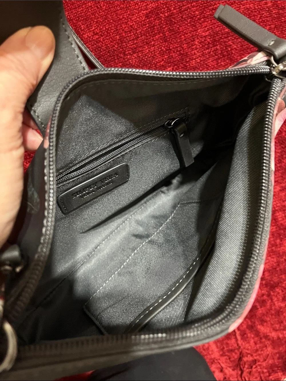 Simply Vera Vera Wang Black Floral Crossbody / Clutch + Wristlet Set | NWOT